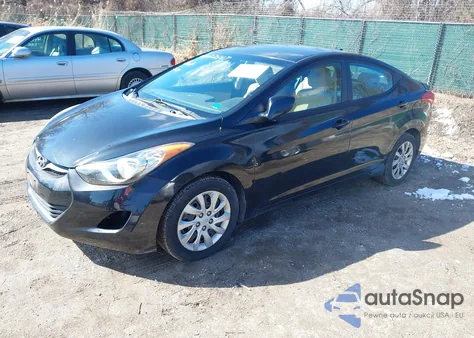 2012 Hyundai Elantra Gls (Ulsan Plant) из США, поврежденный, VIN KMHDH4AEXCU288761